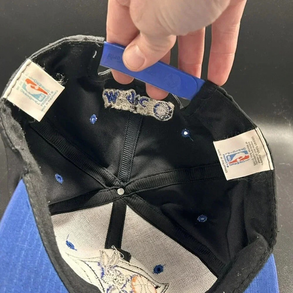 Vintage Orlando Magic Loony Tunes Hat Unisex Adjustable Black 1993 Snap Back - Picture 6 of 9